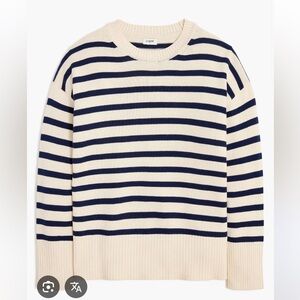 NWT J. Crew Striped Pullover Sz 3X